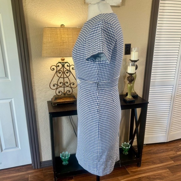 Brooks Brothers blue gingham dress - Picture 4 of 7